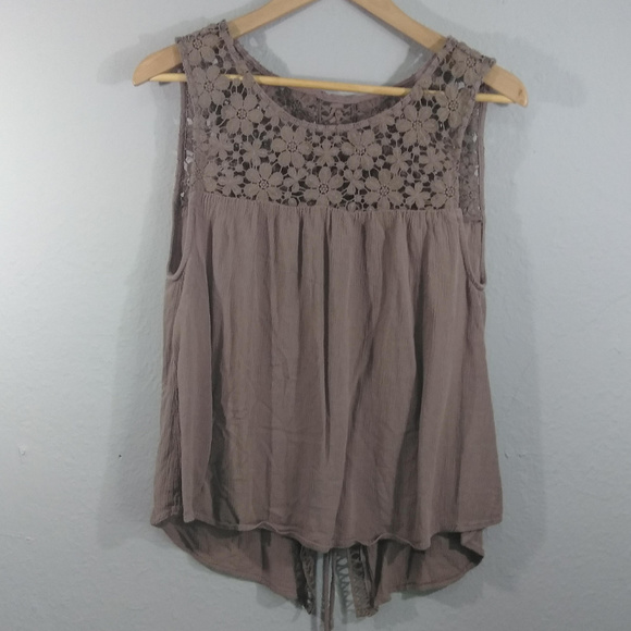 Daytrip Tops - Daytrip Lace Up Tank
